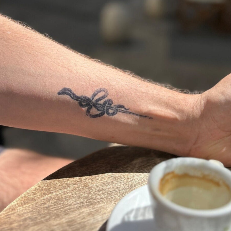 Caduceus Snake Tattoo | Semi Permanent Temporary Tattoo | Plant Based Vegan Tattoo | Medical Tattoo | Staff of Moses Tattoo