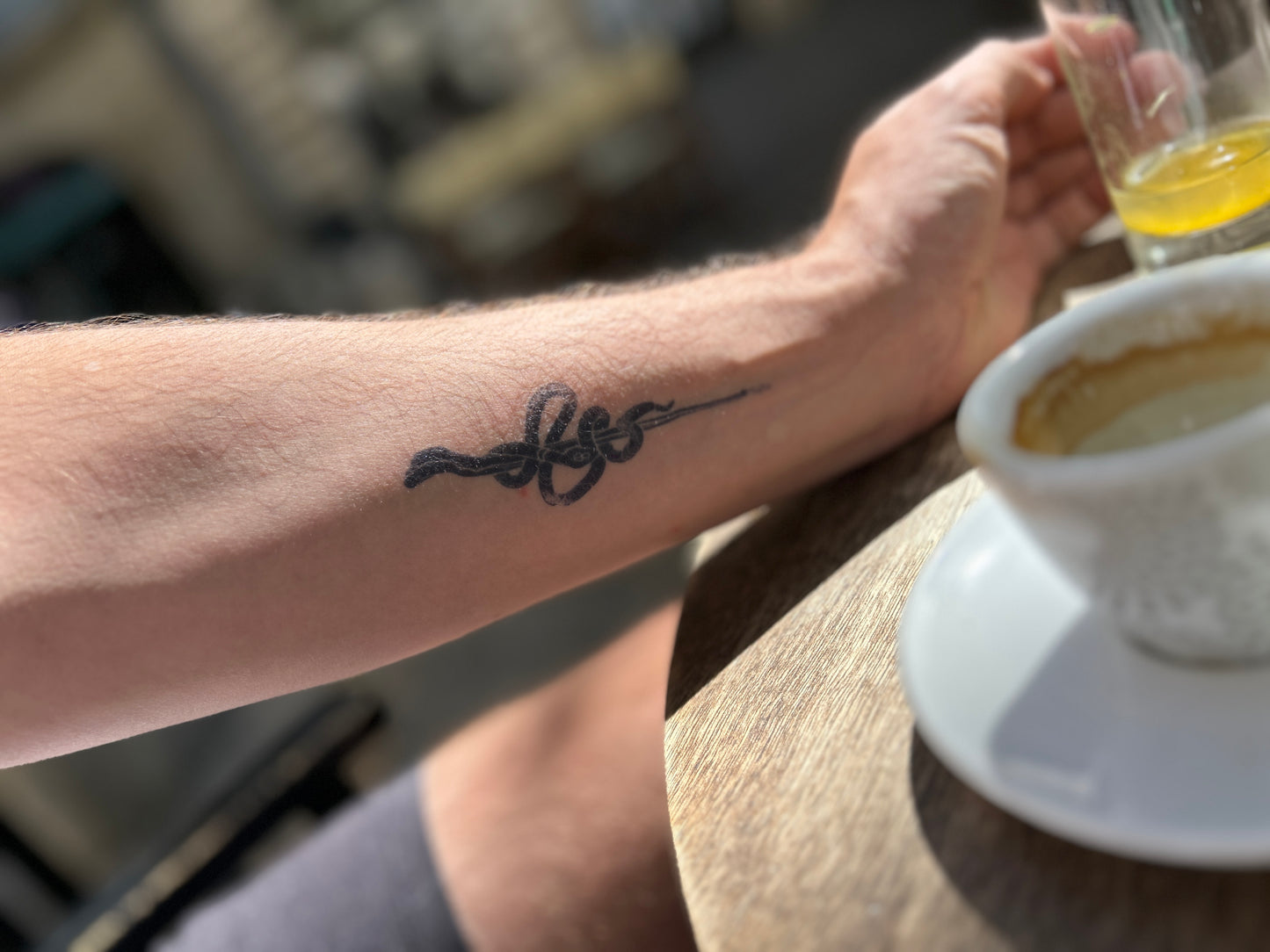 Caduceus Snake Tattoo | Temporary Semi Permanent Tattoo | Vegan Tattoo Plant Based Tattoo | Medical Tattoo | Christian Tattoo | Staff of Moses | Realistic Tattoo