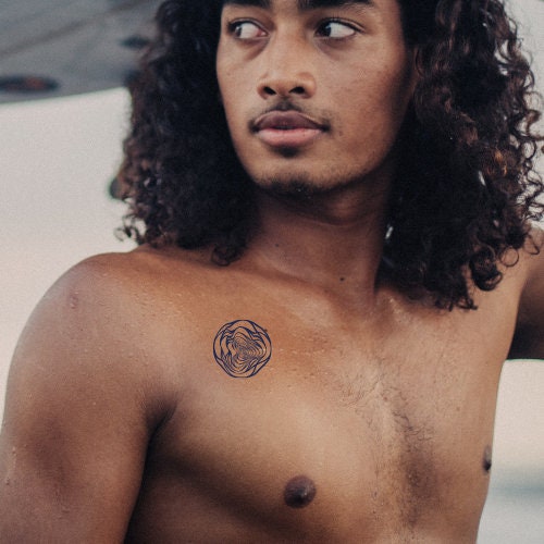 Abstract Circle Tattoo | 2 Week Semi Permanent Temporary | Vegan Tattoo | Geometric Tattoo | Trippy Tattoo