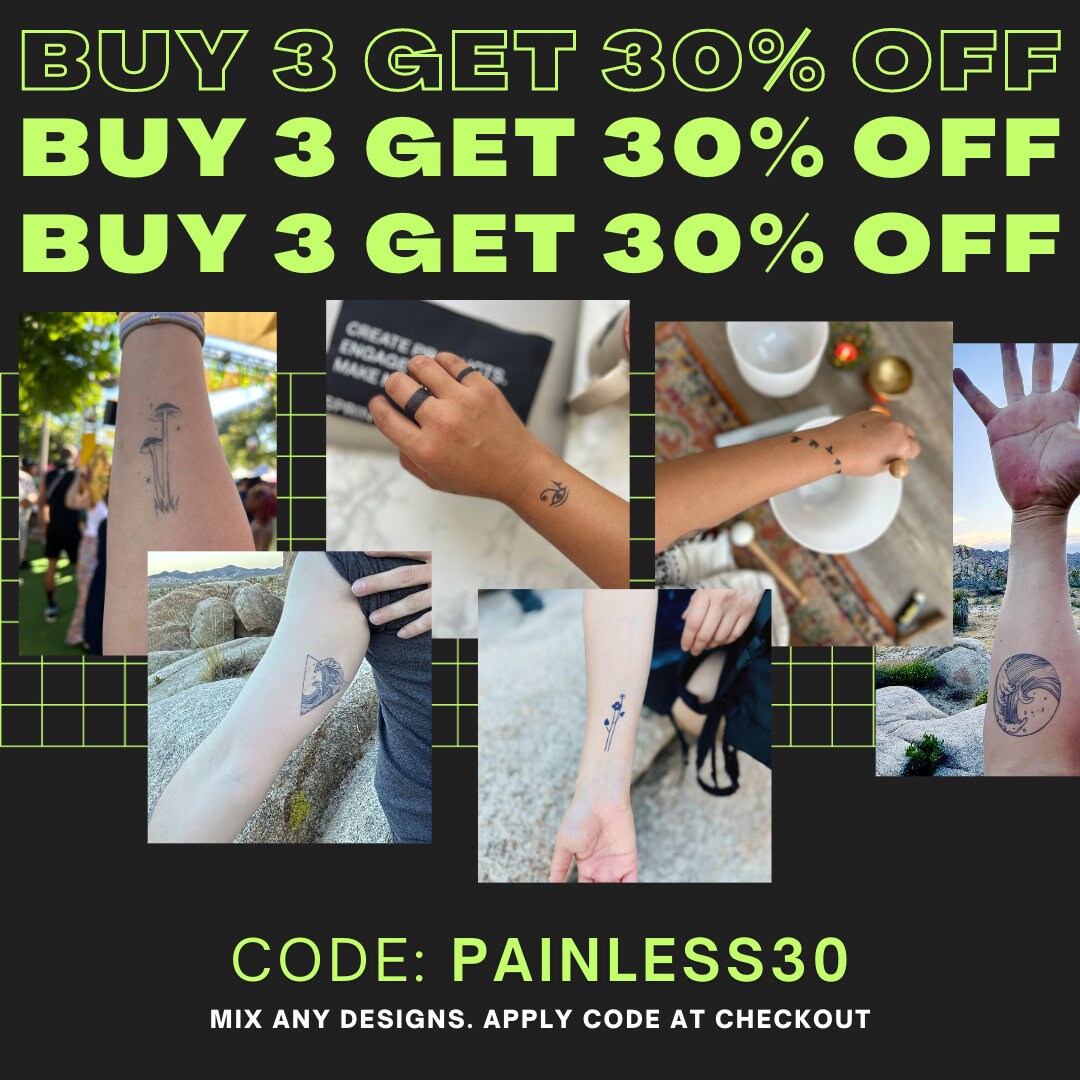 Compass Tattoo Travel Tattoo Plant Based Tattoo Semi Permanent Tattoo Temporary Tattoo Festival Tattoo 2 Week Tattoo Festival Tattoo Art