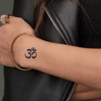 Om Tattoo Scared Geometry Plant Based Tattoo Semi permanent Tattoo Temporary Tattoo Spiritual Tattoo Festival Tattoo Vegan 2 Week Tattoo Art