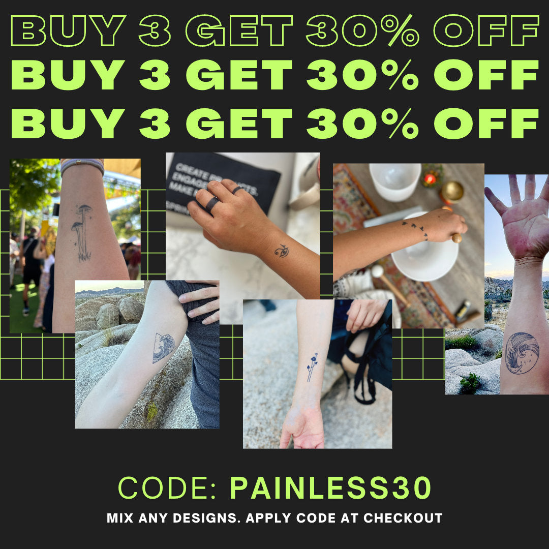 Skeleton Hand Tattoo Temporary Tattoo Vegan Tattoo Semi Permanent Tattoo Plant Based Halloween Tattoo Rock On Tattoo Festival Tattoo Hand