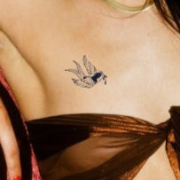 Yin Yang Tattoo Bullet Tattoo Sparrow Tattoo Semi Permanent Tattoo Vegan Tattoo Plant Based Tattoo Temporary Tattoo Festival Tattoo Body Art