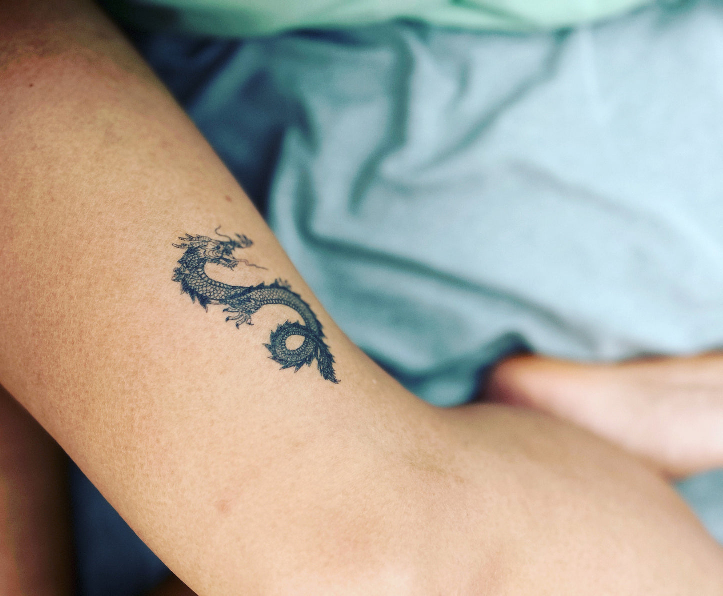 Dragon Tattoo 2 Week Tattoo Semi Permanent Tattoo Dragon Design Realistic Tattoo Festival Tattoo Body Art Design Animal Tattoo Vegan Tattoo
