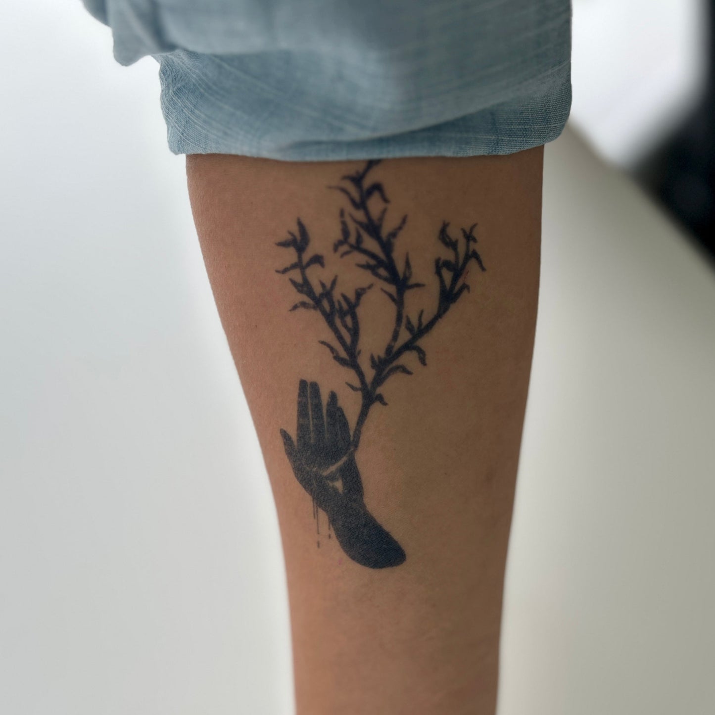 New Life Tattoo | 2 Week Temporary Tattoo | Semi Permanent Tattoo | Plant Based Vegan Tattoo | Plant Tattoo | Hand Tattoo | Christian Tattoo | Gift Idea | Boho Tattoo | Faith Tattoo | Nature Tattoo | Inspirational Tattoo
