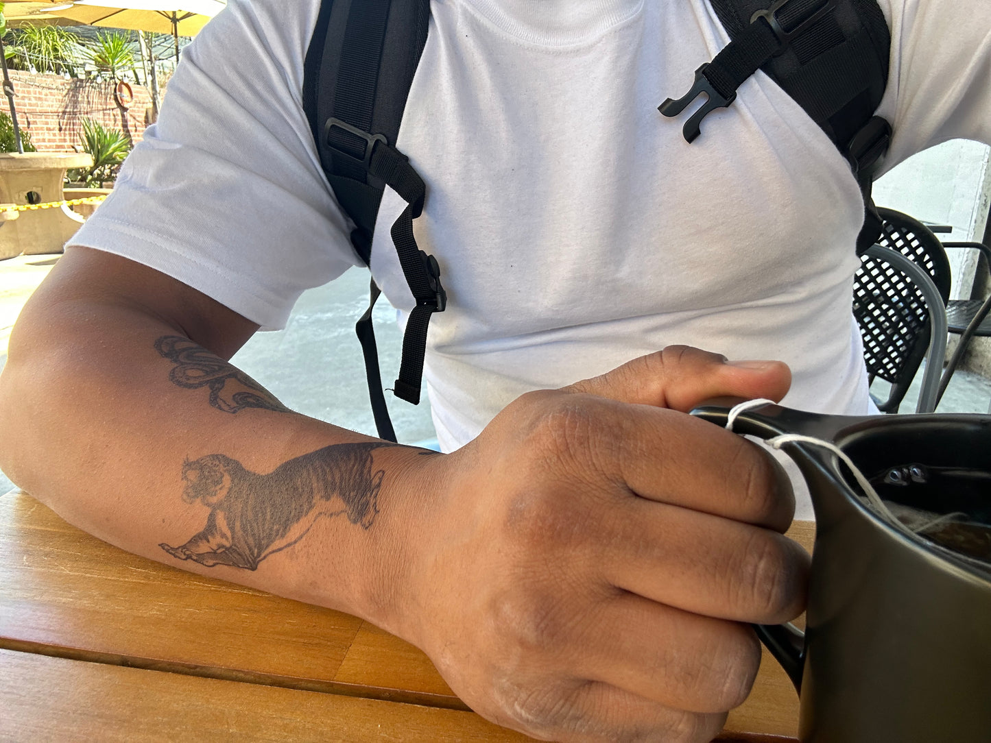 Tiger Tattoo | 2 Week Semi Permanent Tattoo | Vegan Temporary Tattoo | Animal Tattoo | Unisex Tattoo