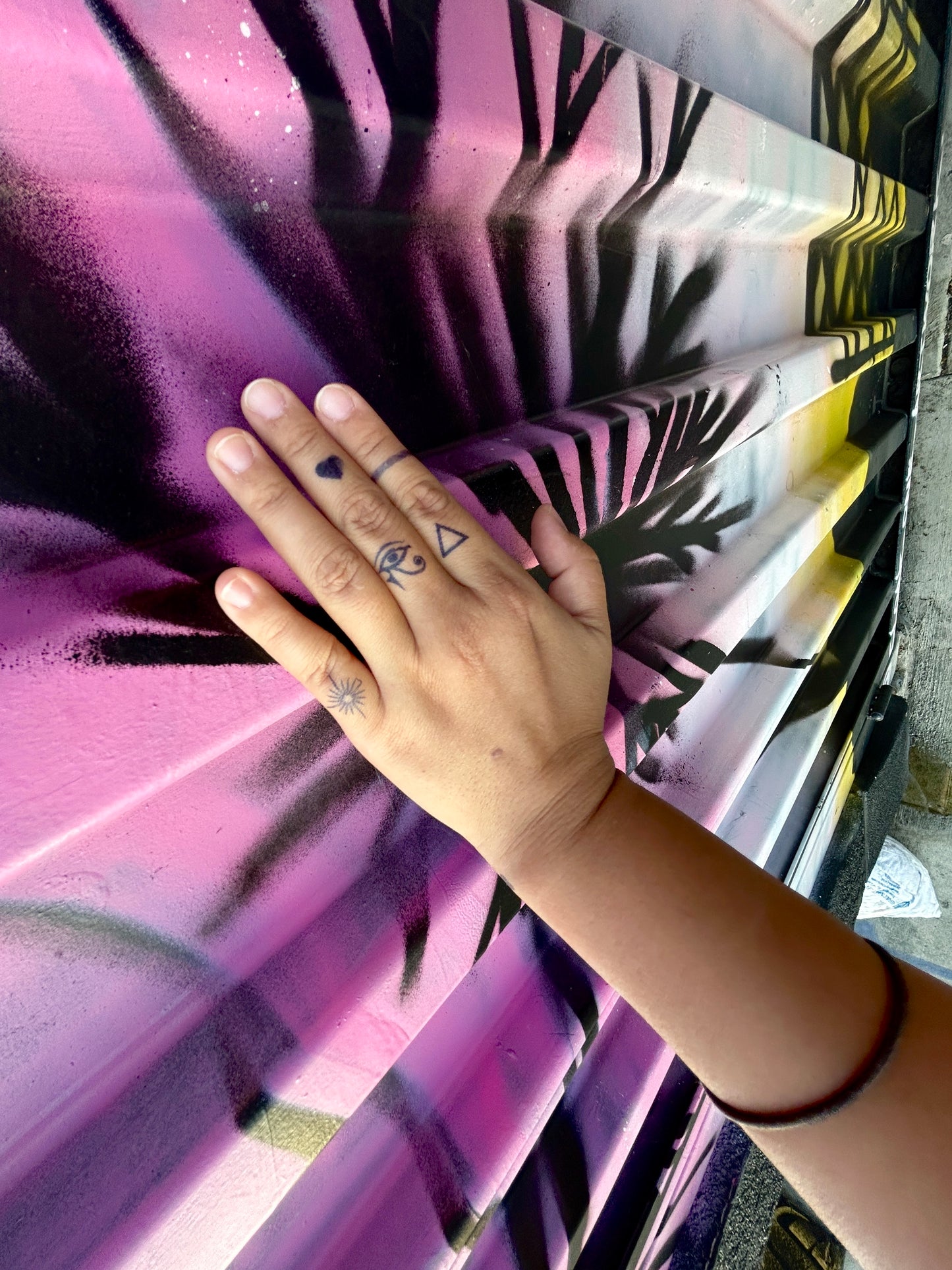 Dainty Finger Tattoo | 2 week Semi Permanent Tattoo | Vegan Temporary Tattoo | Dainty Tattoo | Spiritual Tattoo | Geometric Tattoo