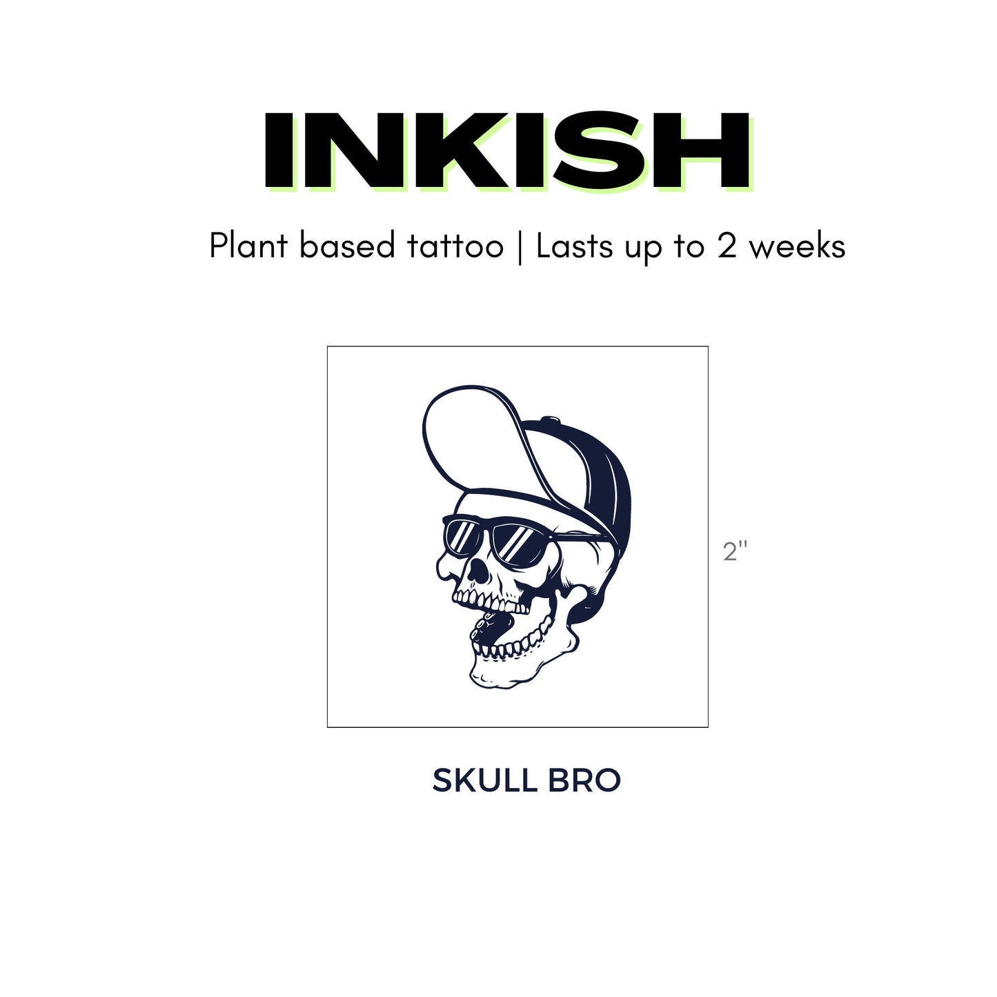 Skull Tattoo Temporary Semi Permanent Tattoo Vegan Plant Based Tattoo Realistic Fake Tattoo Festival Tattoo Rock on Tattoo Design Body Art