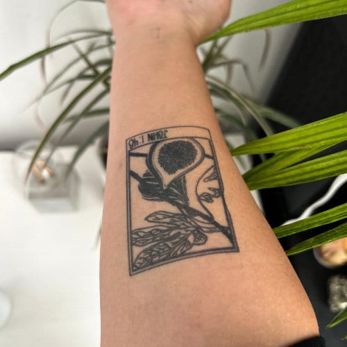 Fig Tree Tattoo 2 Week Vegan Tattoo Semi Permanent Tattoo Biblical Tattoo Fig Tattoo Temporary Tattoo Bible Tattoo Christian Tattoo Art
